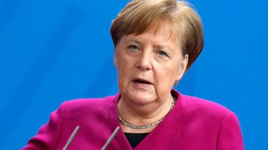 \"Aislar a los ancianos para recuperar la normalidad es éticamente inaceptable\". enfatizó Angela Merkel. (Foto: ZDF)