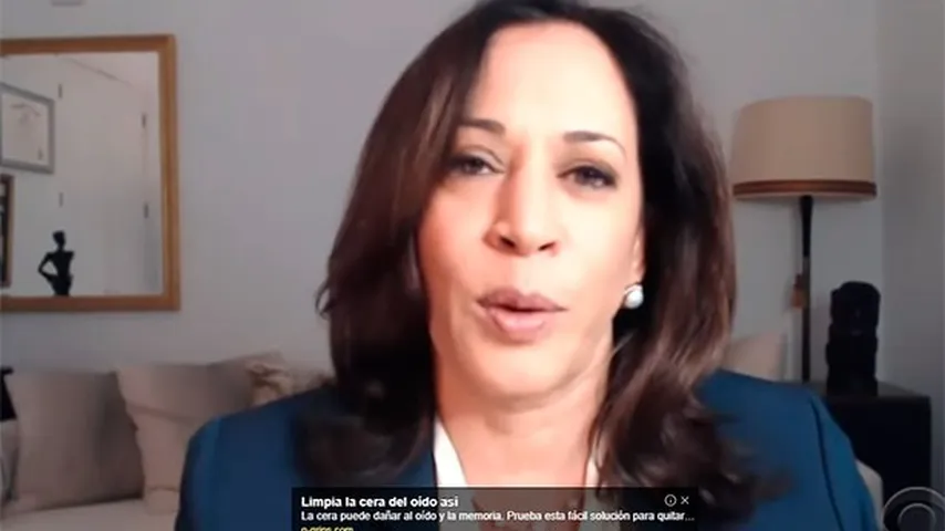 La senadora Kamala Harris, de madre india y padre jamaicano, podría estar en la candidatura demócrata. (Foto:  The Late Show)