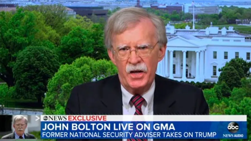 El asesor de Seguridad Nacional, John Bolton. (Foto: ABC News)