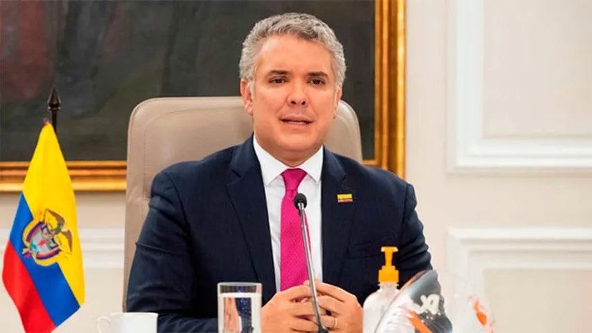 Iván Duque, en su nuevo mensaje al país. (Foto: PC / Juan Pablo Bello)