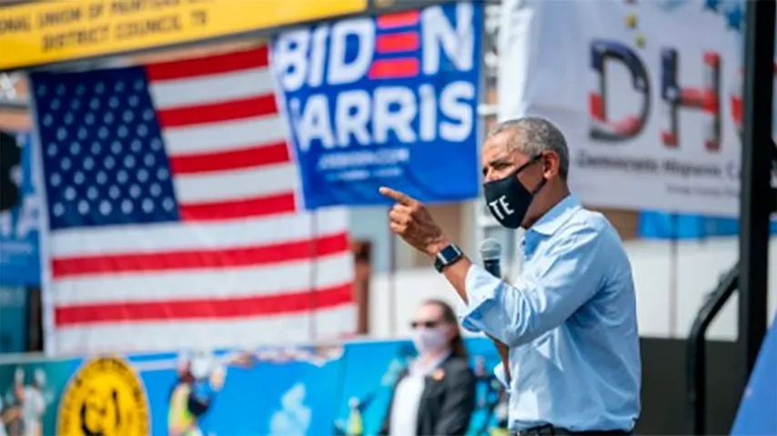 Obama, implicado de lleno en el momento crucial. (Foto: @BarackObama)