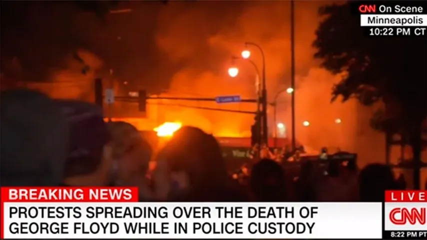 Las protestas por la muerte de un afroamericano a manos de la policía se extienden por Estados Unidos. (Foto: CNN)