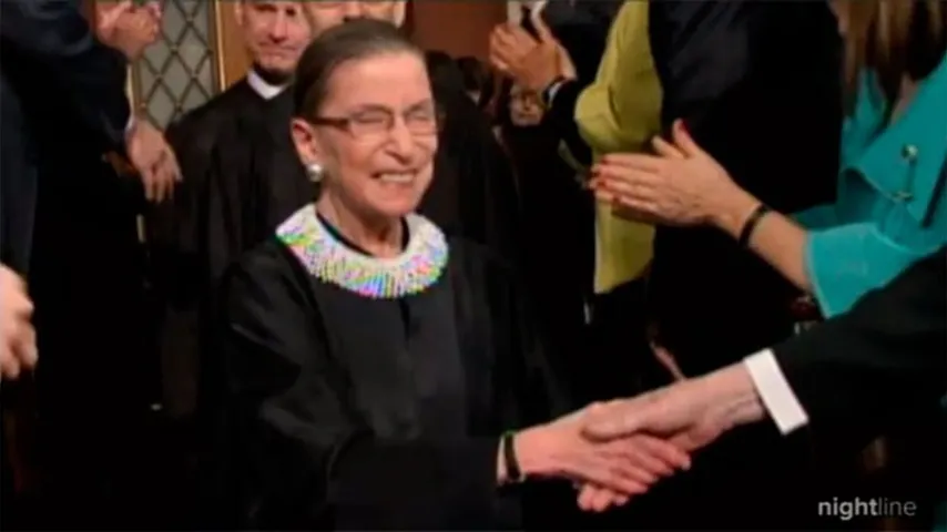 Ruth Bader Ginsburg, una muerte que llenó de conmoción a Estados Unidos. (Foto: ABC News)