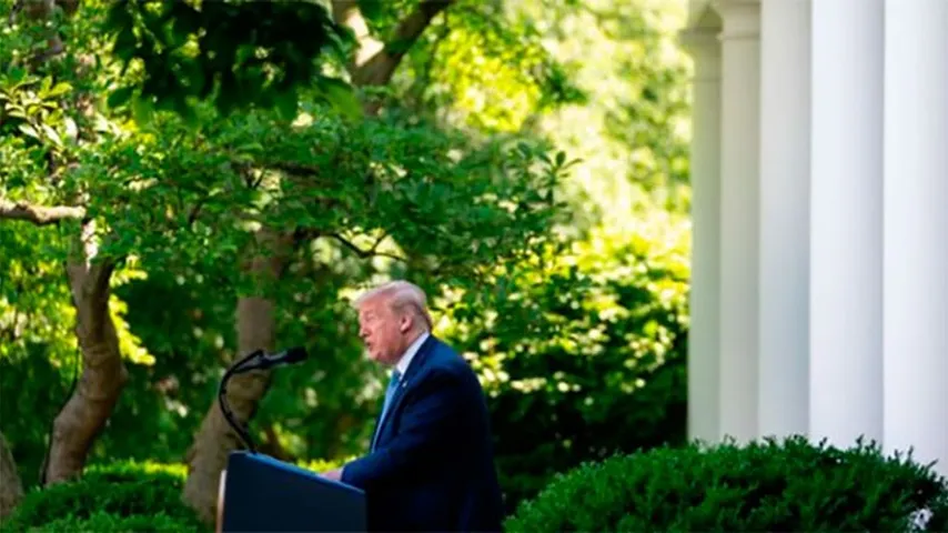 Camp David o la Casa Blanca, Trump plantea una cumbre presencial del G-7. (Foto: @realDonaldTrump)