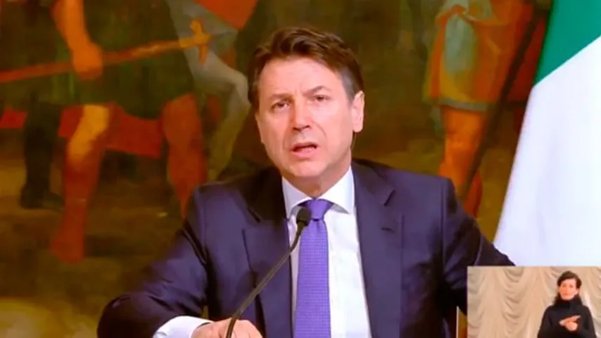 Giuseppe Conte, serio temor al estallido de una crisis social en el sur de Italia. (Foto: @GiuseppeConteIT) )